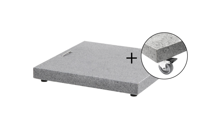 4-Seasons Siesta parasolvoet 90kg. + wielenset