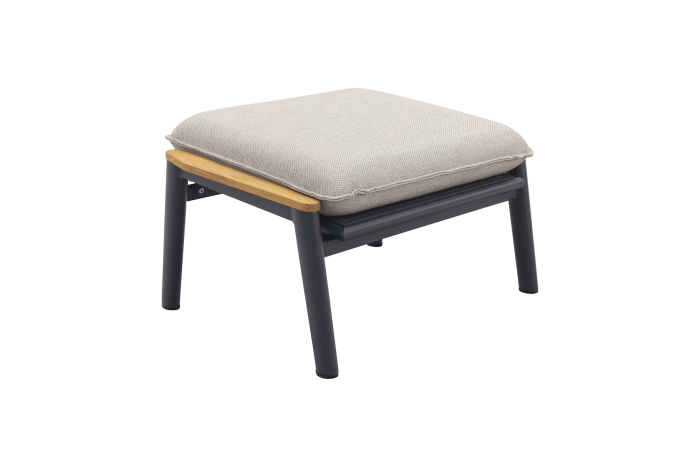 Solaro voetenbank - Light rope / Teak