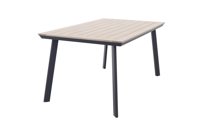GI Vigo Dining tuintafel 160x90 cm. - Light Teak look