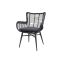 Jasmine dining tuinstoel - black