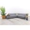 Malaga hoekbank loungeset chaise longue - Lichtgrijs