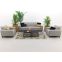 Boavista/Royalty stoel-bank loungeset - Nature Grey - 5-delig