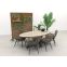 Jasmine - Natural / Garden Impressions Edison 220 x 115 cm. - ovale tuinset