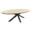 Garden Impressions Edison ovale tuintafel polywood 220 x 115 cm.