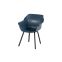 Hartman Sophie Element dining armstoel - Steel Blue - Alu poot