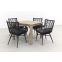 Jasmine black/Rome grey 100 cm. - tuinset 5-delig