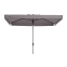 Madison stokparasol Delos luxe Taupe 200x300 cm.