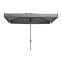 Madison stokparasol Delos luxe Light Grey 200x300 cm.