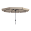 Madison stokparasol Syros luxe ecru 350 cm.