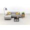 Boavista/Toronto loungebank chaise longue - Nature Grey - 3-delig - rechts