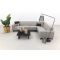 Boavista/Cuba Sunbrella loungeset - Nature Grey - 4-delig - Rechts