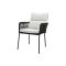 Teresa dining rope tuinstoel - Black