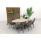 Jasmine - Natural / Garden Impressions Edison 220 x 115 cm. - ovale tuinset