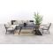 Sergio lounge dining set met stoel - Carbon/Desert - 3-delig links