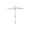 Platinum Riva stokparasol 2,5 m. rond - White