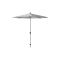 Platinum Riva stokparasol 2,5 m. rond - Light Grey