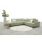 Malaga hoekbank loungeset chaise longue - green