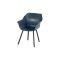 Hartman Sophie Element dining armstoel - Steel Blue - Alu poot