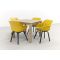 Hartman Sophie tuinstoel Yellow/Rome grey 100 cm. - 5-delig