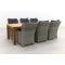 Torino Paloma Grey/Rome brown 240 cm. tuinset - 7-delig