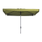 Madison stokparasol Delos luxe Sage Green 200x300 cm.