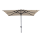 Madison stokparasol Syros luxe ecru 280x280 cm.