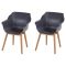 Set van 2 - Hartman Sophie Studio dining armstoel - Xerix - Teak poot