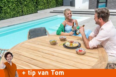 Onderhoud teakhouten tuinmeubelen