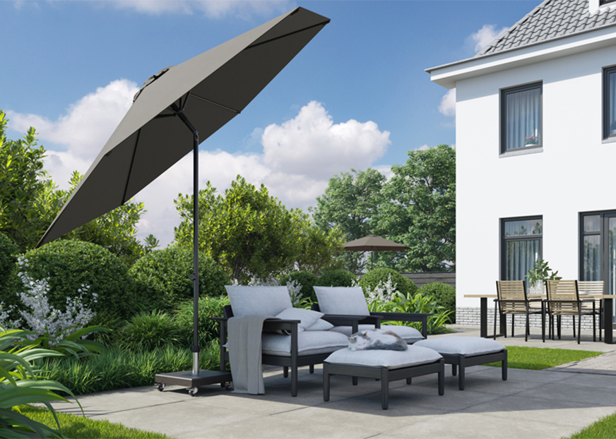 Deze eigenschappen heeft een windbestendige parasol